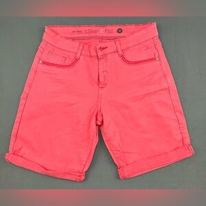 s.Oliver Red Smart Bermuda Loose Fit Shorts Size 36 US 28